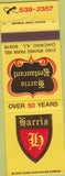 Matchbook Cover - Harris Restaurant Chicago IL