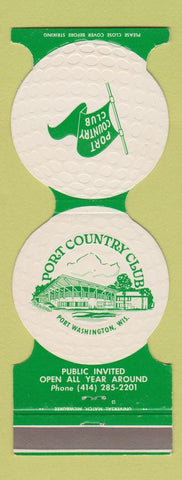 Matchbook Cover - Port Country Club
