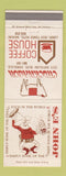Matchbook Cover - John E's Restaurant Chuckwagon Honolulu Hawaii