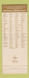 Matchbook Cover - Imperial 400 Motels Warren OH