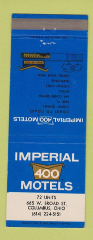 Matchbook Cover - Imperial 400 Motel Columbus OH