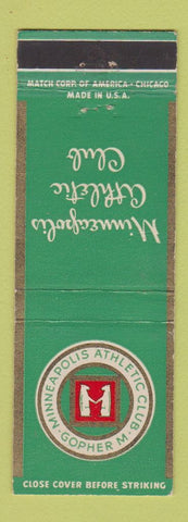 Matchbook Cover - Minneapolis Athletic Club MN