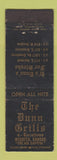 Matchbook Cover - Dunn Grills Wichita KS WORN