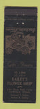 Matchbook Cover - Dailey's Flower Shop Fairfield CT