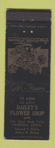 Matchbook Cover - Dailey's Flower Shop Fairfield CT