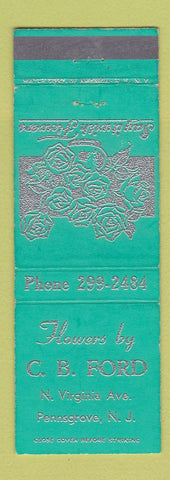 Matchbook Cover - CB Ford Flowers Pennsgrove NJ
