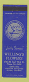 Matchbook Cover - Welling's Flowers