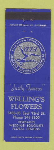 Matchbook Cover - Welling's Flowers