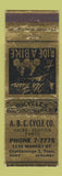 Matchbook Cover - ABC Bicycles Chattanooga TN WEAR
