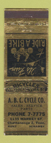 Matchbook Cover - ABC Bicycles Chattanooga TN WEAR