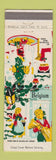 Matchbook Cover - Lee Metcalfe Insurance Wichita KS Christmas Belgium