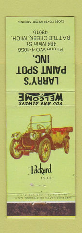 Matchbook Cover - Larry's Paint Spot Battle Creek MI