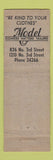Matchbook Cover - Zembo Luncheon Club WEAR
