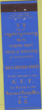 Matchbook Cover - VFW Gold Chevron Order Chicago IL