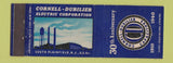 Matchbook Cover - Cornell Dubilier Capacitors 1940 Electric South Plainfield NJ