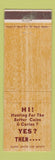Matchbook Cover - Dick's Coins Curios Cleveland OH