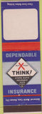 Matchbook Cover - State Auto Insurance BLANK