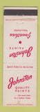 Matchbook Cover - Johnson Paints Wallpaper WEAR