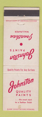 Matchbook Cover - Johnson Paints Wallpaper WEAR