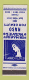 Matchbook Cover - Naso Beauty Salon