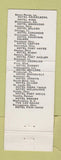 Matchbook Cover - Albert Pick Hotels WEAR