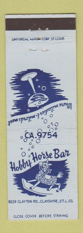 Matchbook Cover - Hobby Horse Bar St Louis MO