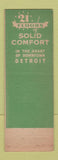 Matchbook Cover - Hotel Barlum Detroit MI WEAR