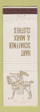 Matchbook Cover - Hart Schafner Marx Men's Clothes Poole's