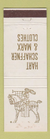 Matchbook Cover - Hart Schafner Marx Men's Clothes Poole's
