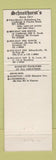 Matchbook Cover - Schneithorst's Hofamberg Inn St Louis MO