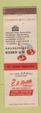 Matchbook Cover - AP Green Refractories Tacoma WA WEAR