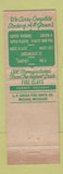 Matchbook Cover - AP Green Refractories Tacoma WA WEAR