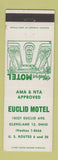 Matchbook Cover - Euclid Motel Cleveland OH