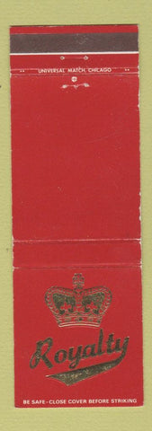 Matchbook Cover - Royalty Restaurant Chicago IL WEAR