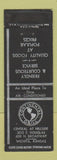 Matchbook Cover - Continental Grill Wichita KS WEAR