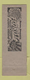 Matchbook Cover - The Flower Basket Denver Colorado