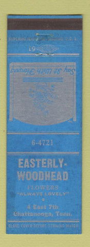 Matchbook Cover - Easterly Woodhead Flowers Chattanooga TN