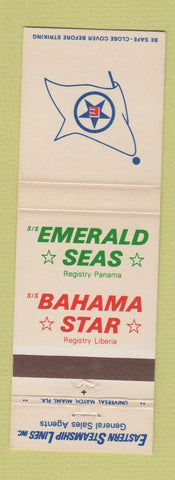 Matchbook Cover - Eastern Steamship Lines Miami FL