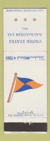 Matchbook Cover - United States Navigation Shipping Freight