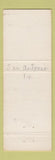 Matchbook Cover - Thomas Edison High School Class Reunion 1985 1958