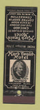 Matchbook Cover - Mark Twain Hotel Chicago IL