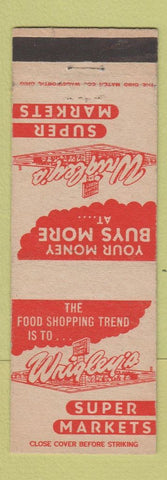Matchbook Cover - Wrigley's Super Market