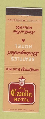 Matchbook Cover - Camlin Hotel Seattle WA