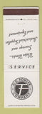 Matchbook Cover - HD Fowler Water Works Sewage Seattle WA