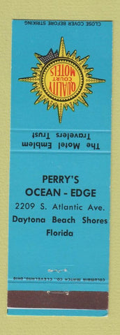Matchbook Cover - Perry's Ocean Edge Daytona Beach FL Quality Court
