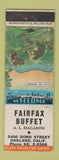 Matchbook Cover - Fairfax Buffet Oakland CA WORN