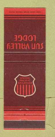 Matchbook Cover - Union Pacific Railroad Sun Valley Lodge ID