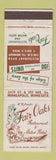 Matchbook Cover - Fair Oaks Restaurant Motor Hotel Minneapolis MN