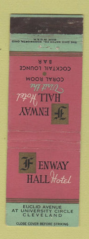 Matchbook Cover - Fenway Hall Hotel Cleveland OH
