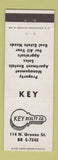 Matchbook Cover - Key Real Estate